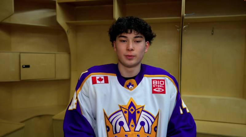 Zach Nyman of the Vaughan Kings of the GTHL was selected 94th overall in the 2024 OHL Priority Selection Draft by the Mississauga Steelheads (source: X / @OHLSteelheads)